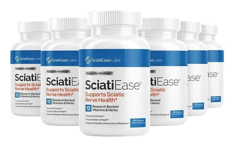 Sciatiease 6-bottle package for long-term sciatic nerve support